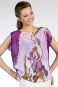 Silk Blouse Iris Morning 2