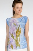 Silk Blouse Summer Dreamland