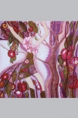 Silk Painting- Winter Cherry Tree