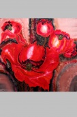 Silk Painting- Filed of Poppies Shining 2