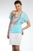 Silk Blouse Azure Shore 2