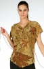 Silk Blouse Waltz of Maple Leaves