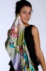 Silk Scarf The Tulip of the Night