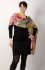 Silk Scarf Tulips 2